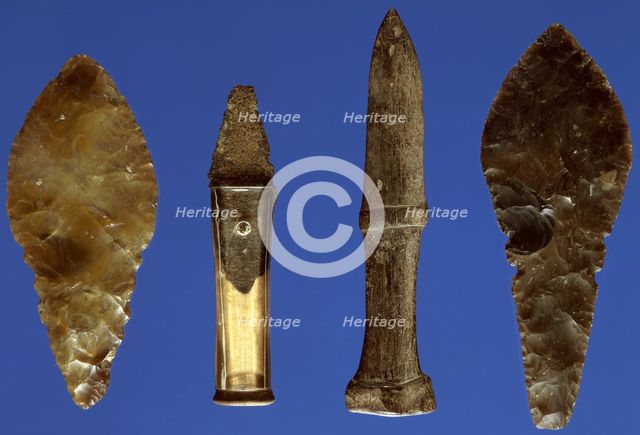 Bronze Age daggers.  Creator: Unknown.