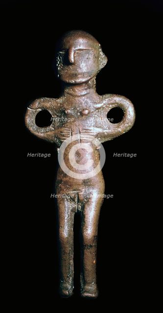Bronze-age figure from Denmark, 9th century BC. Artist: Unknown