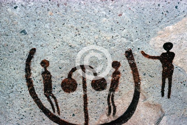 Bronze Age rock carvings, Kivik, Scania, Sweden. Creator: Unknown.