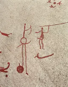 Bronze Age rock carvings, Tanum, Västra Götaland, Sweden. Creator: Unknown