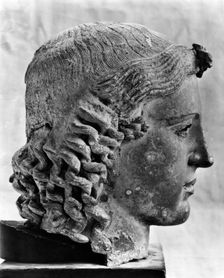 Bronze bust of the Greek god Apollo, c460 BC (20th century)