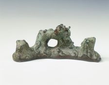 Bronze brush rest, Ming dynasty, China, 14th-16th century. Creator: Unknown