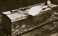 Bronze casket containing the Italian Unknown Soldier, c1921. Creator: Unknown