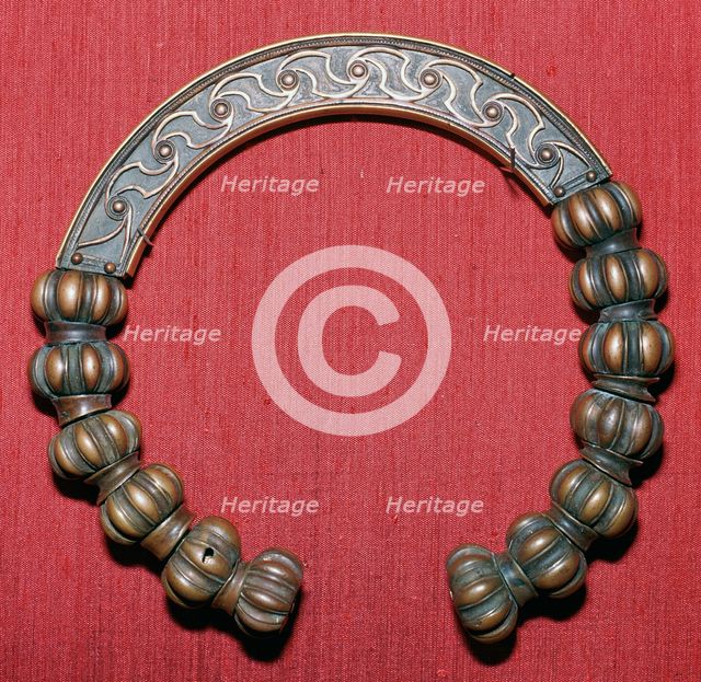 Bronze Celtic torc, 1st century. Artist: Unknown