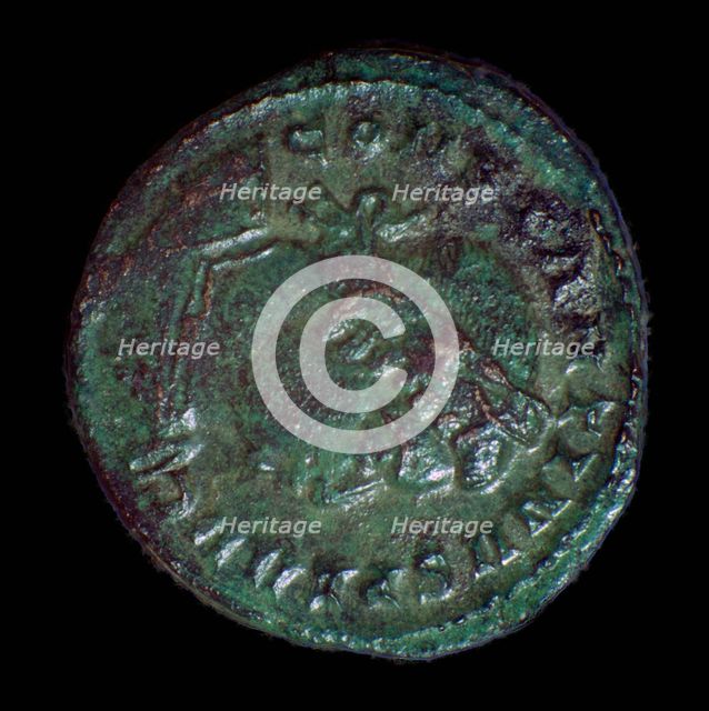 Bronze coin of Constantine I, 3rd century BC. Artist: Unknown
