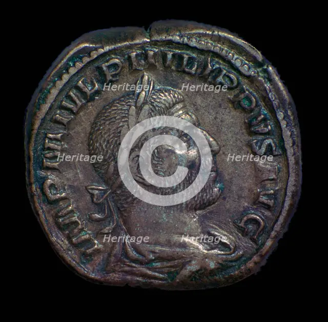 Bronze coin of 'Phillip the Arab'. Artist: Unknown
