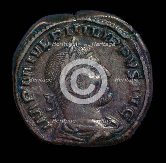Bronze coin of 'Phillip the Arab'. Artist: Unknown
