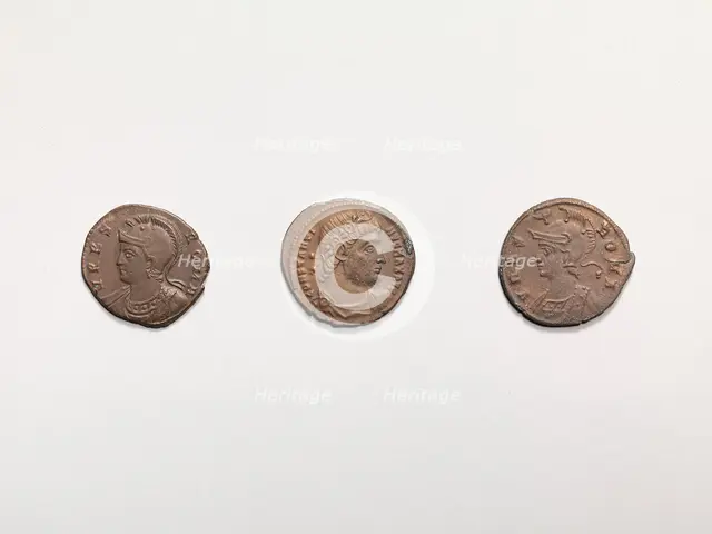 Bronze Coins, Coptic, 4th-7th century. Creator: Unknown.