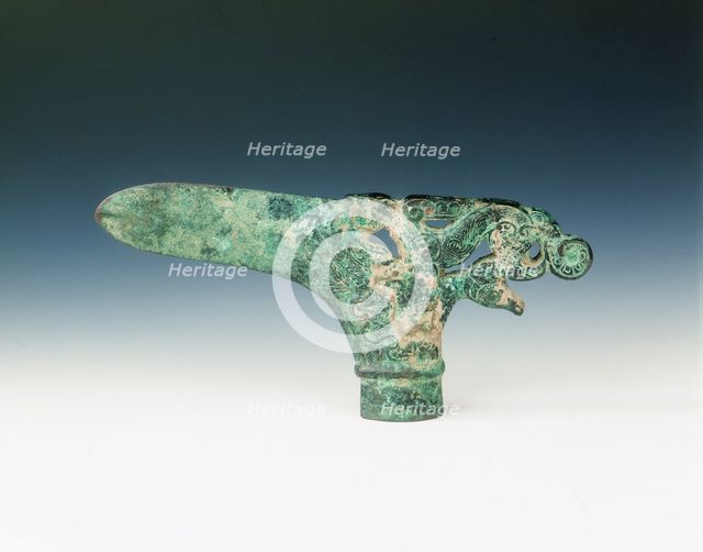 Bronze dagger axe, Eastern Zhou dynasty, China, 6th-early 5th century BC. Artist: Unknown
