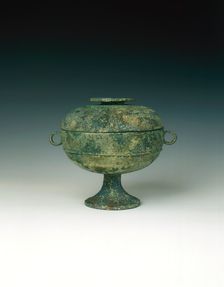 Bronze dou, China, c500 BC. Creator: Unknown