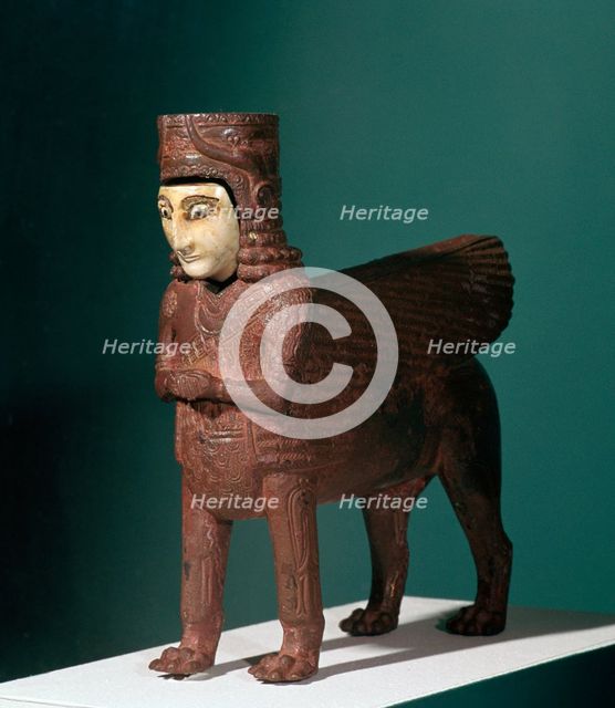Bronze fantastic creature from Urartu, 9th century BC. Artist: Unknown