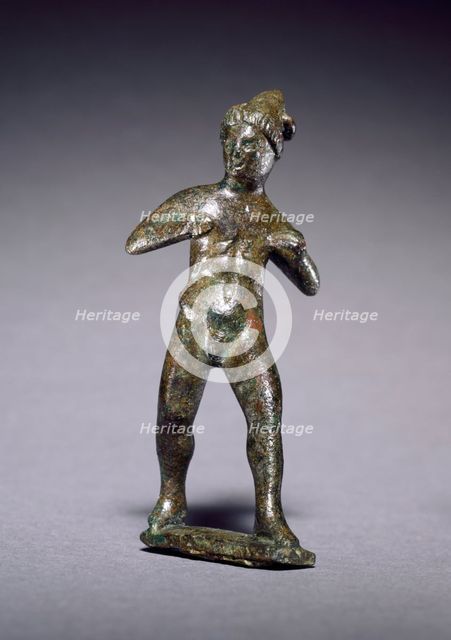 Bronze figurine from Wroxeter Roman City, Shropshire. Artist: Unknown.