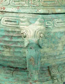 Bronze gui with animal head handles, late Western Zhou dynasty, China, 9th-8th century BC. Creator: Unknown