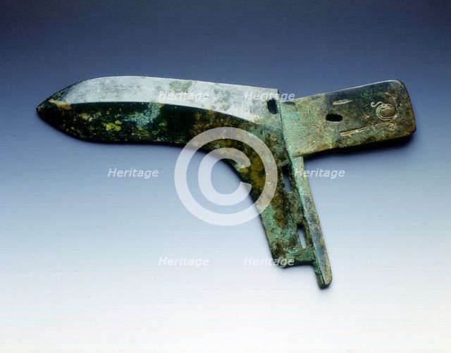 Bronze ge, Spring and Autumn period, Eastern Zhou dynasty, China, 5th century BC. Creator: Unknown.