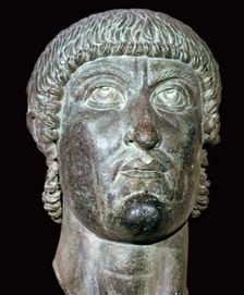 Bronze head of Constantine I, 3rd century BC