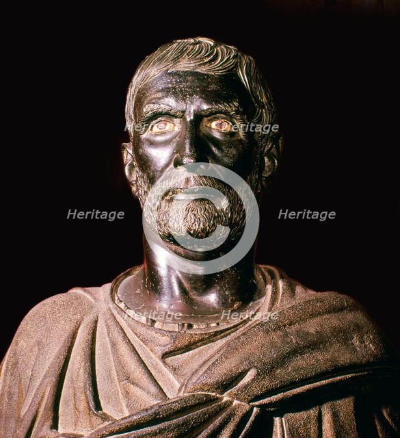 Bronze head of 'Brutus', 4th century BC. Artist: Unknown