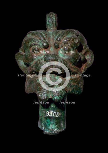 Bronze head of Pazuzu, probably from Nimrud (ancient Kalhu), Neo-Assyrian, about 800-550 BC. Artist: Unknown