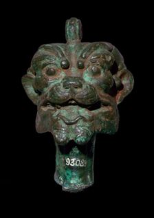 Bronze head of Pazuzu, probably from Nimrud (ancient Kalhu), Neo-Assyrian, about 800-550 BC