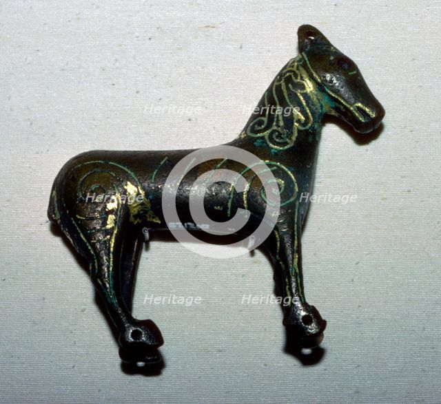 Bronze horse-shaped weather vane. Artist: Unknown