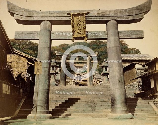 Bronze Horse Temple, 1865. Creator: Unknown.