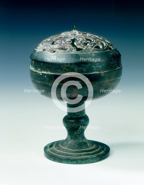 Bronze incense burner, Western Han dynasty, China, 2nd-1st century BC. Creator: Unknown.