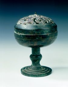 Bronze incense burner, Western Han dynasty, China, 2nd-1st century BC. Creator: Unknown