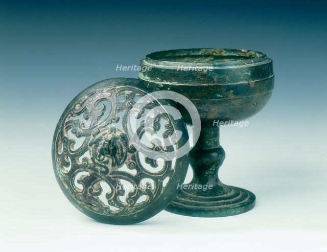 Bronze incense burner, Western Han dynasty, China, 2nd-1st century BC. Creator: Unknown.