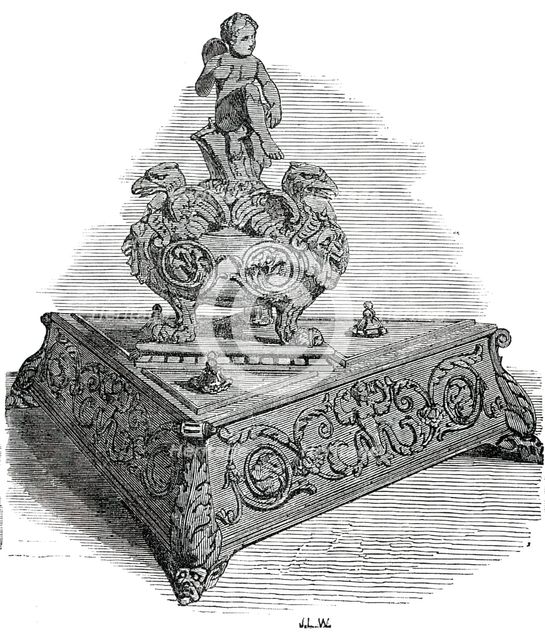 Bronze Inkstand - 16th Century, 1850. Creator: Unknown.