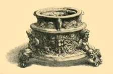 Bronze inkstand, mid 16th century, (1881). Creator: S Thomas