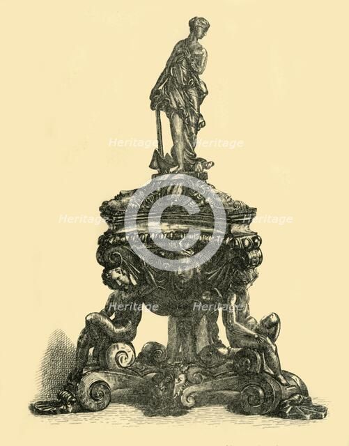 Bronze inkstand, mid-late 16th century, (1881). Creator: W. W. McCarty.