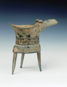 Bronze jue, Erlitou period, Xia-early Shang dynasty, China, c1600 BC. Creator: Unknown