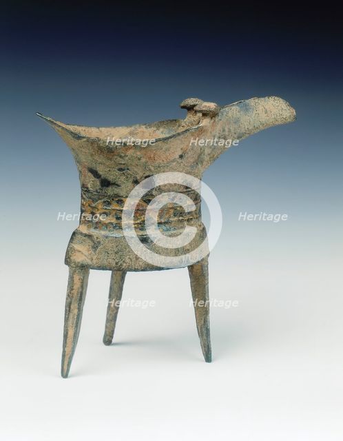 Bronze jue, Erlitou period, Xia-early Shang dynasty, China, c1600 BC. Creator: Unknown.