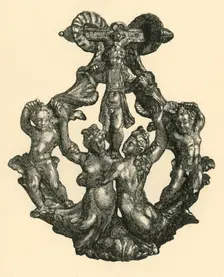 Bronze knocker, c1560, (1881). Creators: M Sullivan, Danese Cattaneo
