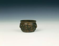 Bronze paperweight, Ming dynasty, China, 1368-1644. Creator: Unknown