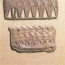 Bronze Plaque from Kama River Tribes, USSR, 3rd century BC-8th century