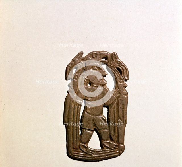 Bronze Plaque, Kama River Tribes, 3rd century BC-8th century. Artist: Unknown.