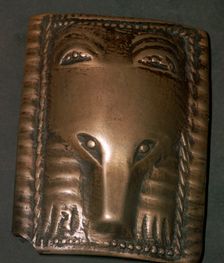 Bronze plaque of a bear from the Perm region of Siberia, 8th century
