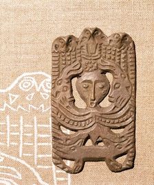 Bronze Plaque related to Shamanism and Magic, Kama River Area, USSR, 3rd century BC-8th century