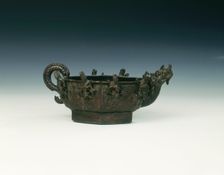 Bronze pouring vessel, Late Ming dynasty, China, 1600-1644. Creator: Unknown