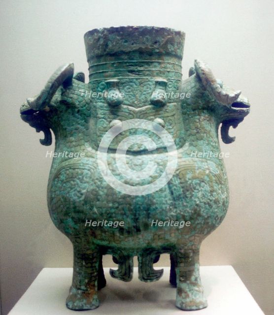 Bronze ritual vessel, Shang dynasty, China, 12th century BC. Artist: Unknown