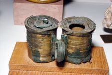 Bronze Roman Inkpots,at Chatillon-sur-Seine. France, c2nd-3rd century