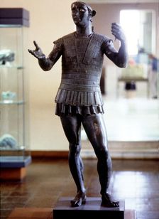 Bronze statue of the god Mars