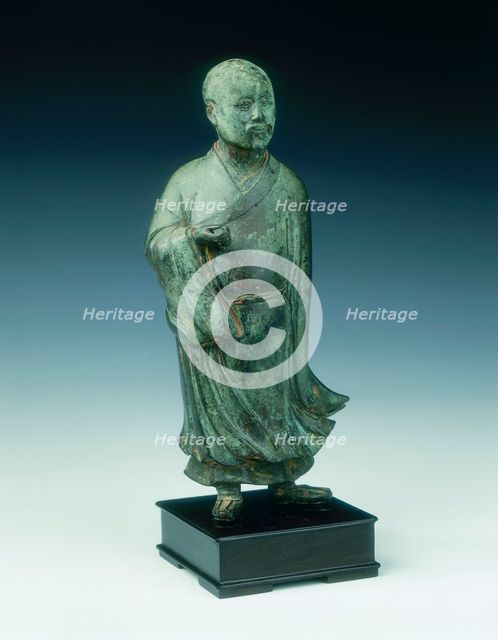 Bronze statue of a standing official, Ming dynasty, China, 2nd half of 16th century. Artist: Unknown