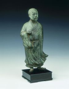 Bronze statue of a standing official, Ming dynasty, China, 2nd half of 16th century