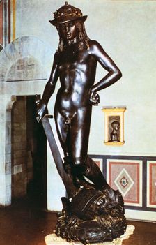 Bronze statue of David, c1430-1440. Artist: Donatello