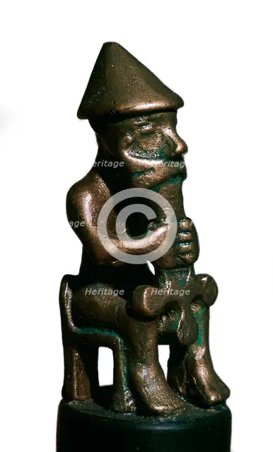Bronze statuette of Thor, 11th century. Artist: Unknown