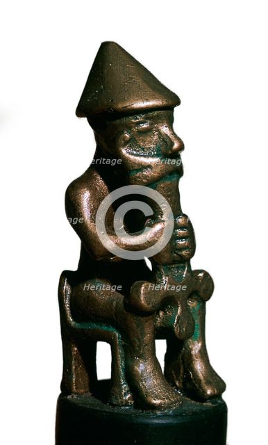 Bronze statuette of Thor, 11th century. Artist: Unknown