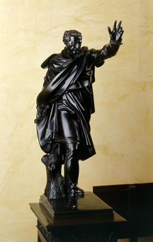 Bronze statuette of Marshal Blucher, Apsley House, London, c2000s. Artist: Historic England Staff Photographer