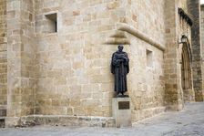 Bronze sculpture of San Pedro de Alcantara, Caceres, Spain, 2007. Artist: Samuel Magal