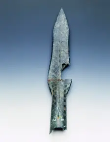 Bronze spearhead, Eastern Zhou dynasty, China, 5th century BC. Creator: Unknown
